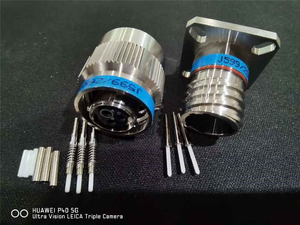 J599 military series photoelectric hybrid connector high temperature resistant