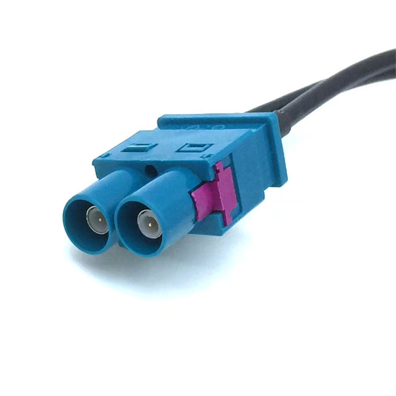 RF fiber connector bidirectional coaxial fiber waterproof connector