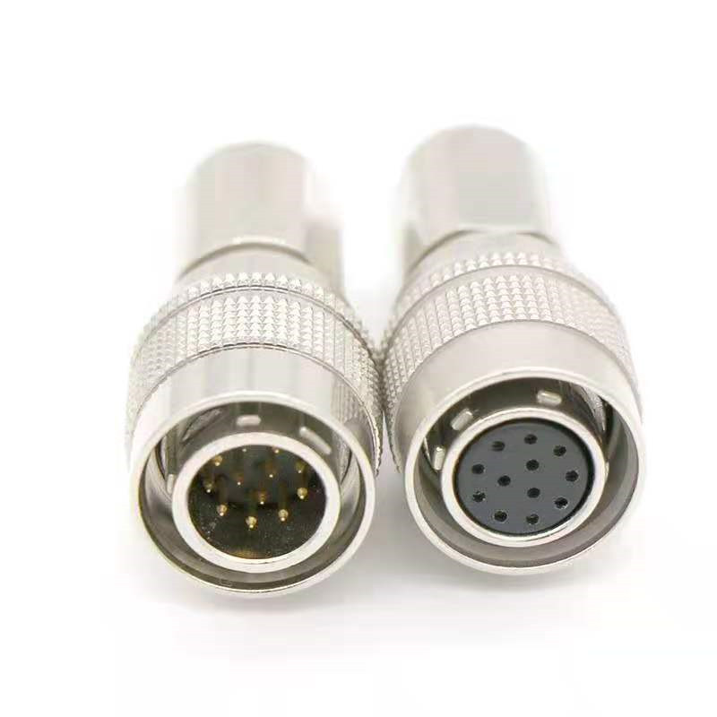 Push pull self-locking 12p guanglai connector small signal connector
