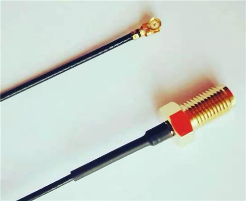 RF cable for APC process wire connector