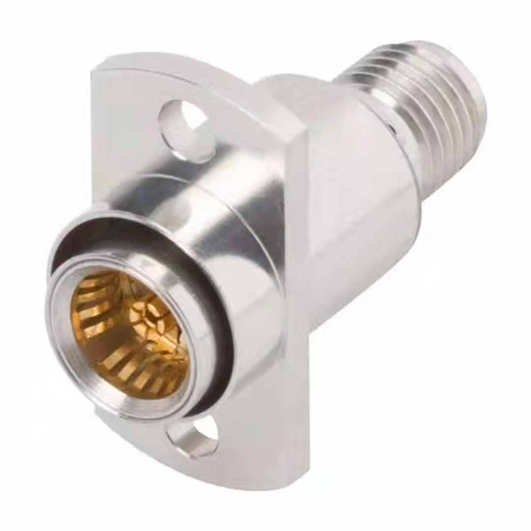 Optoelectronic coaxial hybrid RF high cycle metal connector