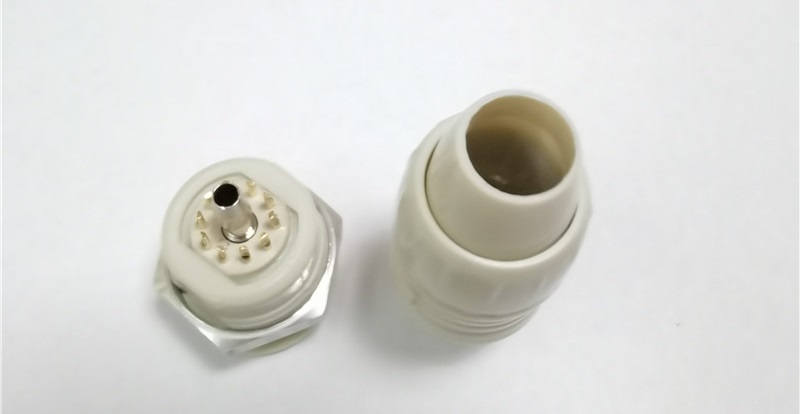 Waterproof mixed connector for medical water light massage machine