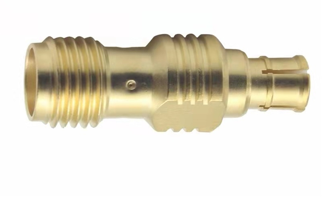Industrial coaxial gilded connector RF test head connector