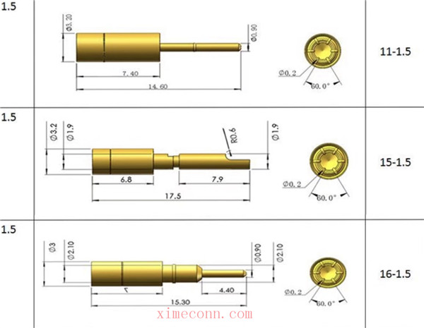 工业线簧端子高插拔次数低接触阻抗连接器线簧针