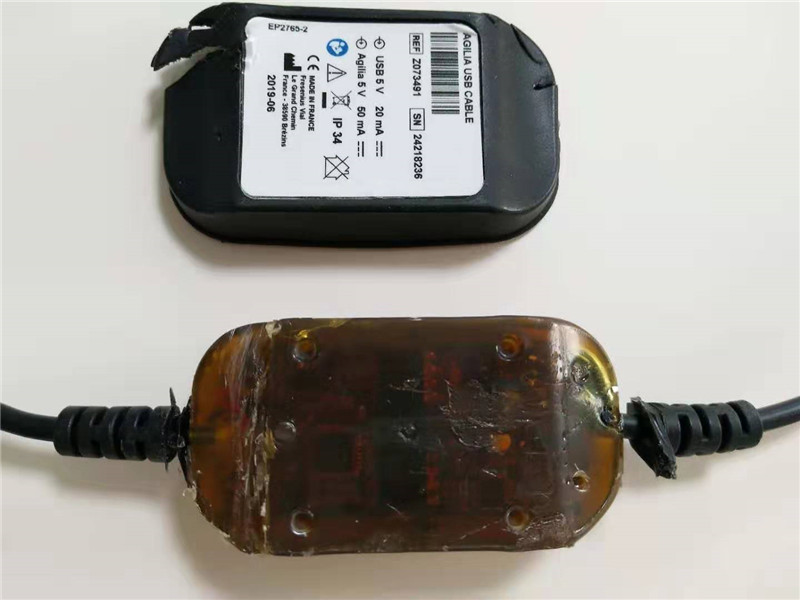 工业连接器低压注塑胶水成型防水 Agilia USB cable IP68