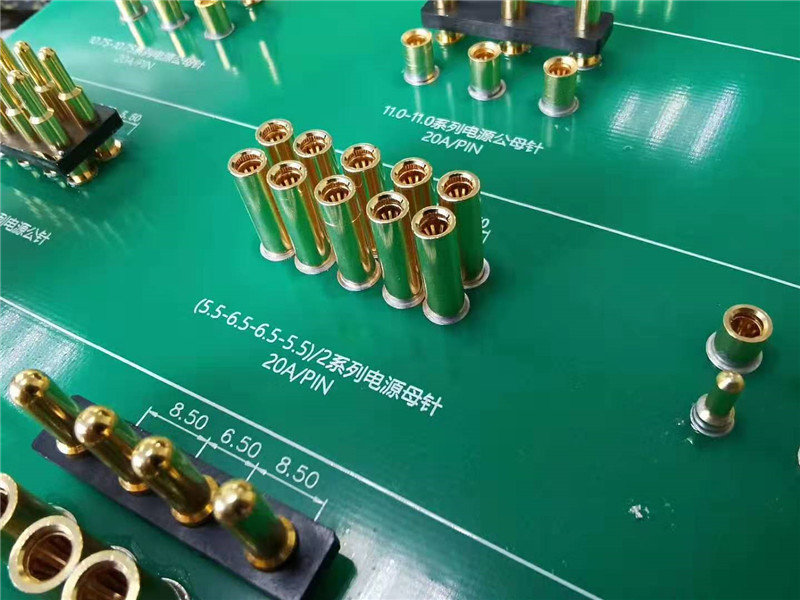 动力电池包板到板PCBA高电流连接设计连接器低温升方案