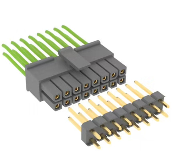Molex Fit系列线对板连接器电流从3A~23A间距从2.5，3.0，3.5，4.2，5.7mm