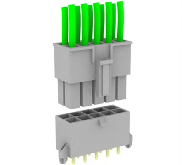 线对板连接器双排插座与线端Micro-Fit TPA 单排和双排组合