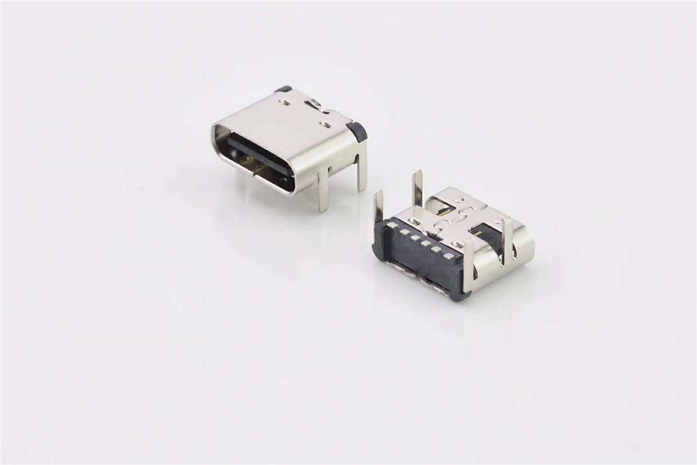 USB3.1母座连接器TYPE C 母座DIP脚短LAYOUT插板连接器生产厂家