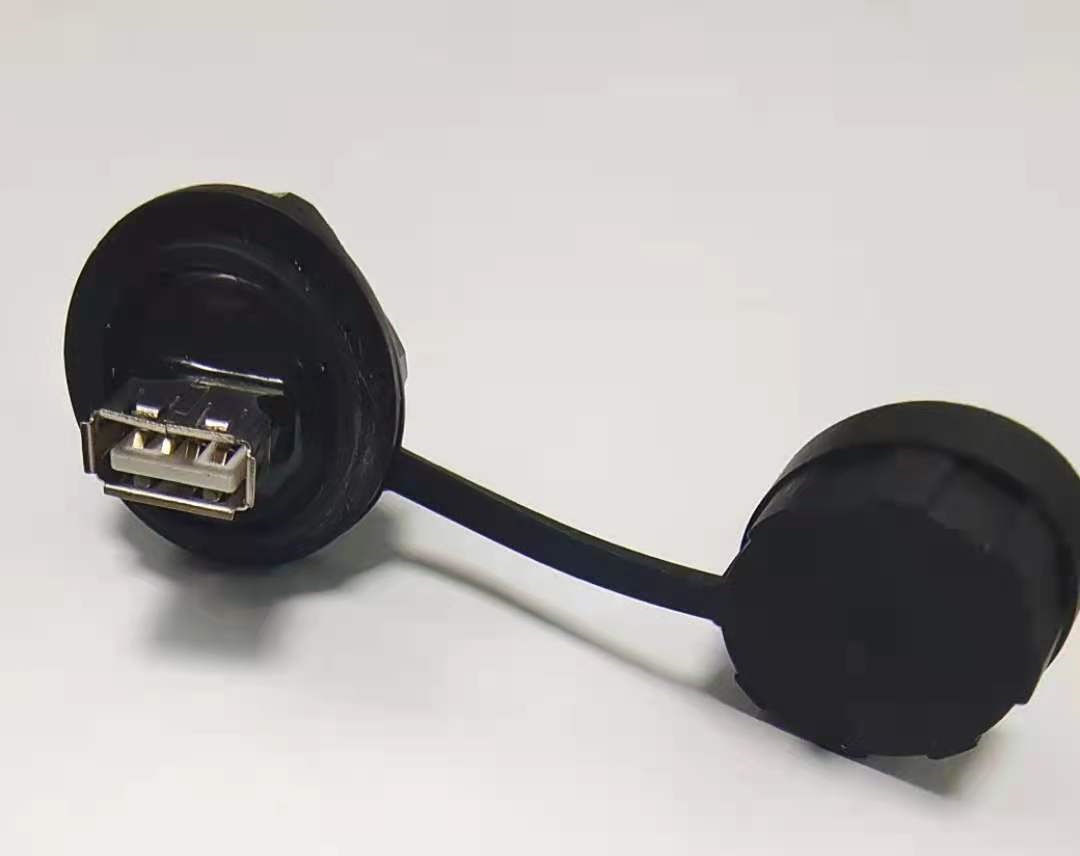 USB2.0 防水连接器转接头通信检测连接器