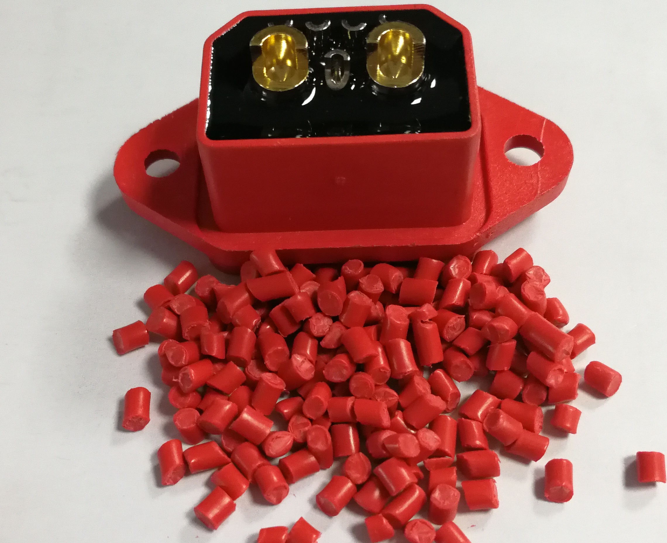 工程换电电池充电连接器2+4 连接器红色40A