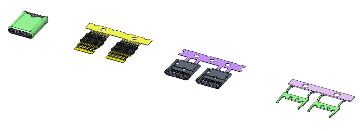 USB-TYPE C connector design
