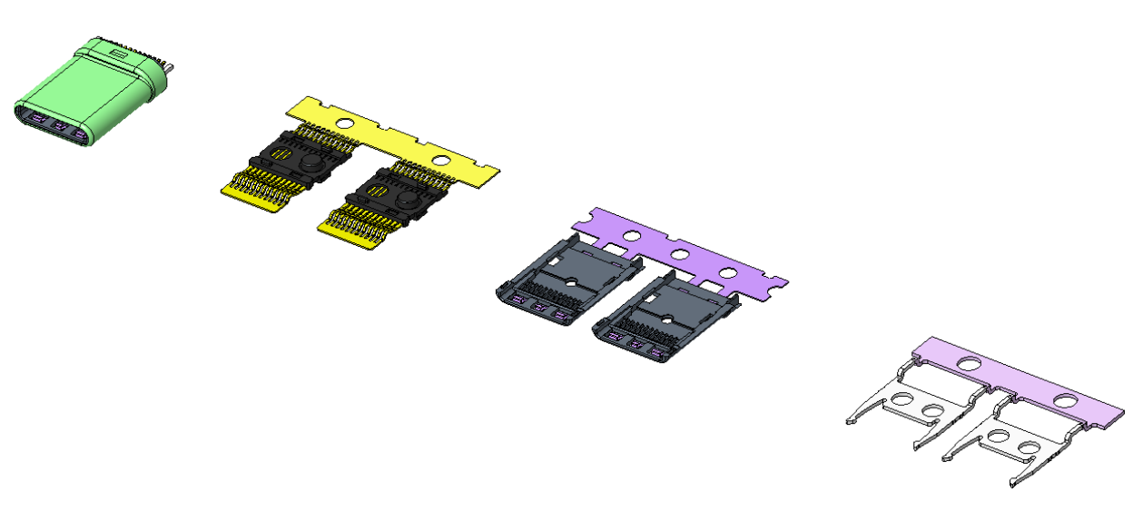 USB-TYPE C connector design