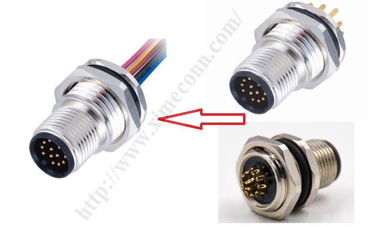 Industrial M12 connector IP68 IP69K