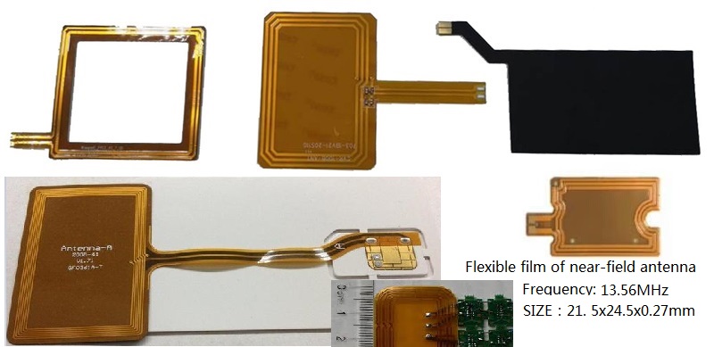 2G 3G 4G 5G Component Flexible film of near-field antenna 13.56MHz