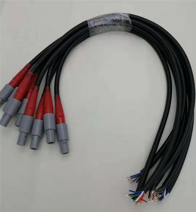 Industrial medical push-pull connectors cable