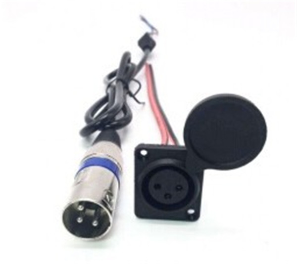 Electric Motorcycle Plug socket of lithium battery pack conn XLR head connector