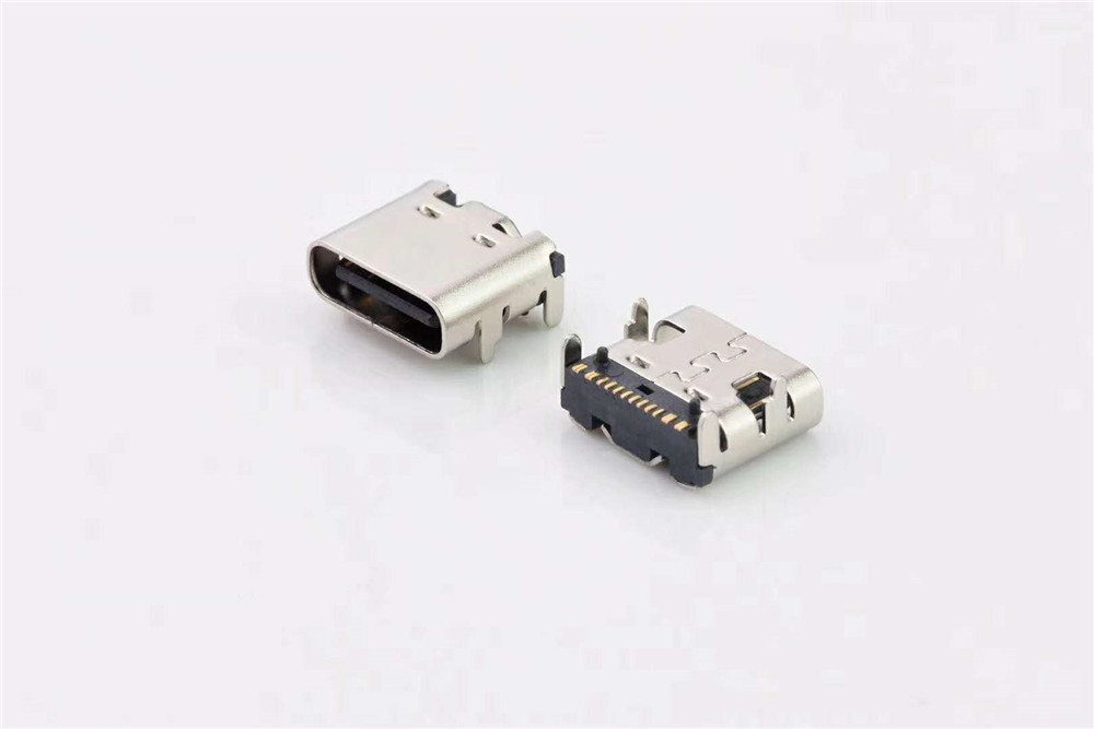 Type C 3.1 female connector full pin Association TID certified connector SMT