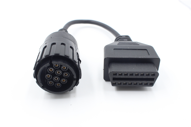 Automobile detector 10 pin to 16 pin connection for OBD2 extensionwire