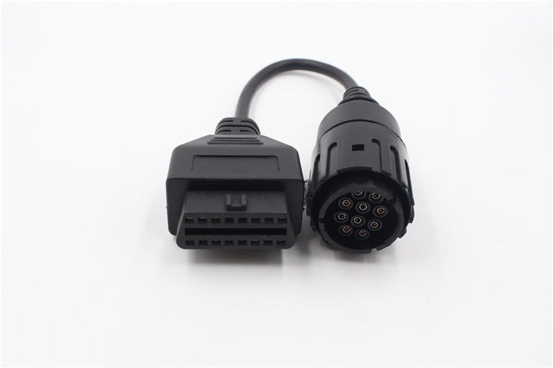 Automobile detector 10 pin to 16 pin connection for OBD2 extensionwire