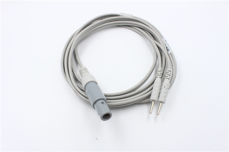 Medical push-pull self-locking fetal heart rate needle connector cable