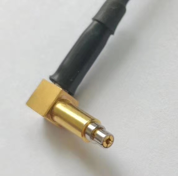 RF elbow 90 degree connector high frequency coaxial gold plated connector