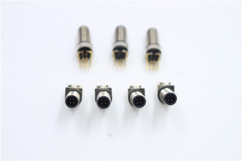 M5 male connector 4pin assembly