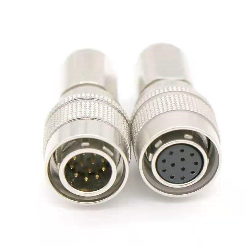 Push pull self-locking 12p guanglai connector small signal connector