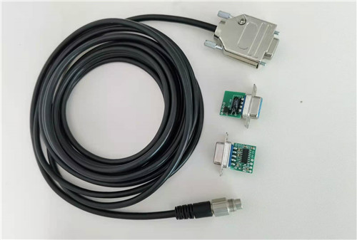 M9 cable connected to VGA connector 485 signal control cable assembly