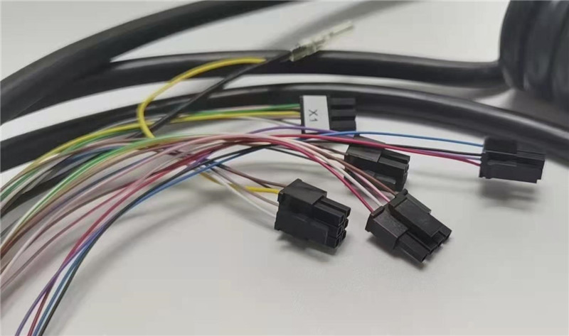 Central control harness of automobile cable assembly