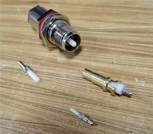coaxial hybrid connector quick plug quick lock connector