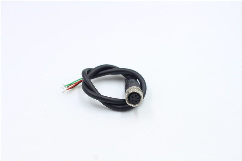 M8 5pin B type waterproof connector precise round connector 5pin M8