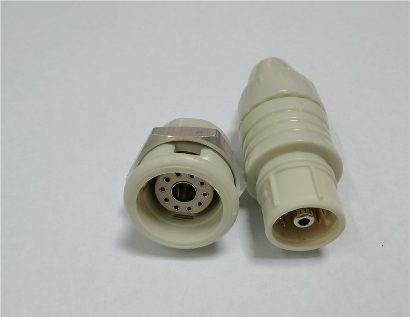 Waterproof mixed connector for medical water light massage machine