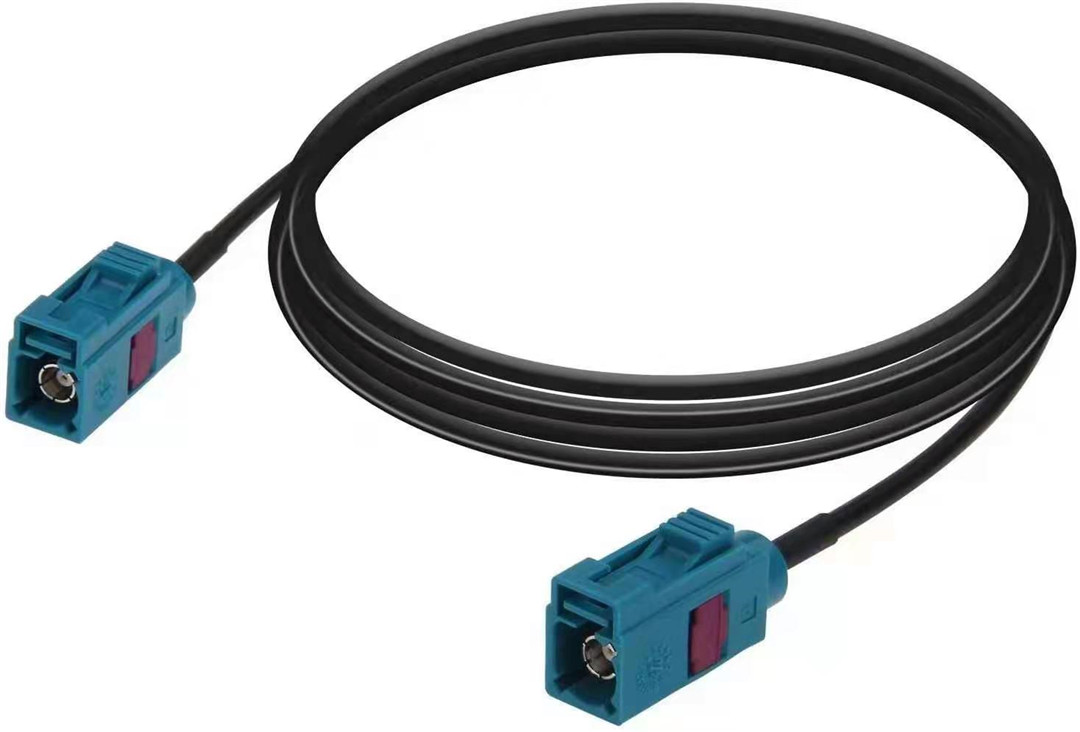 Faka ribbon connector 1 meter long double head RF connector