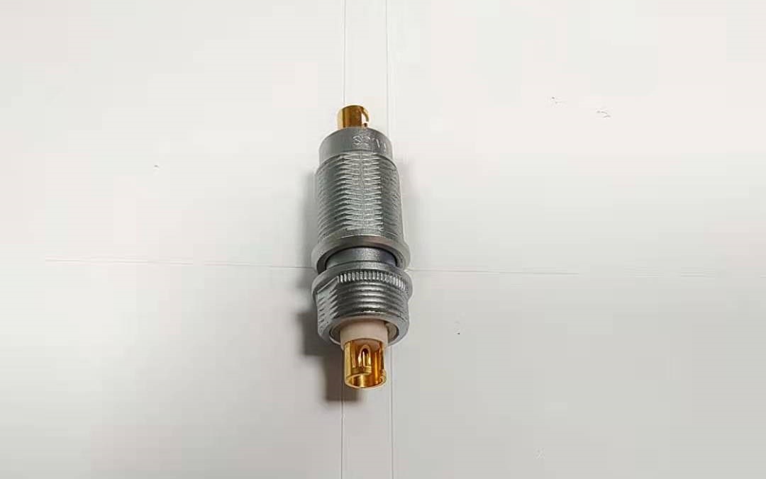 Push pull self locking coaxial optical fiber OS series metal connector