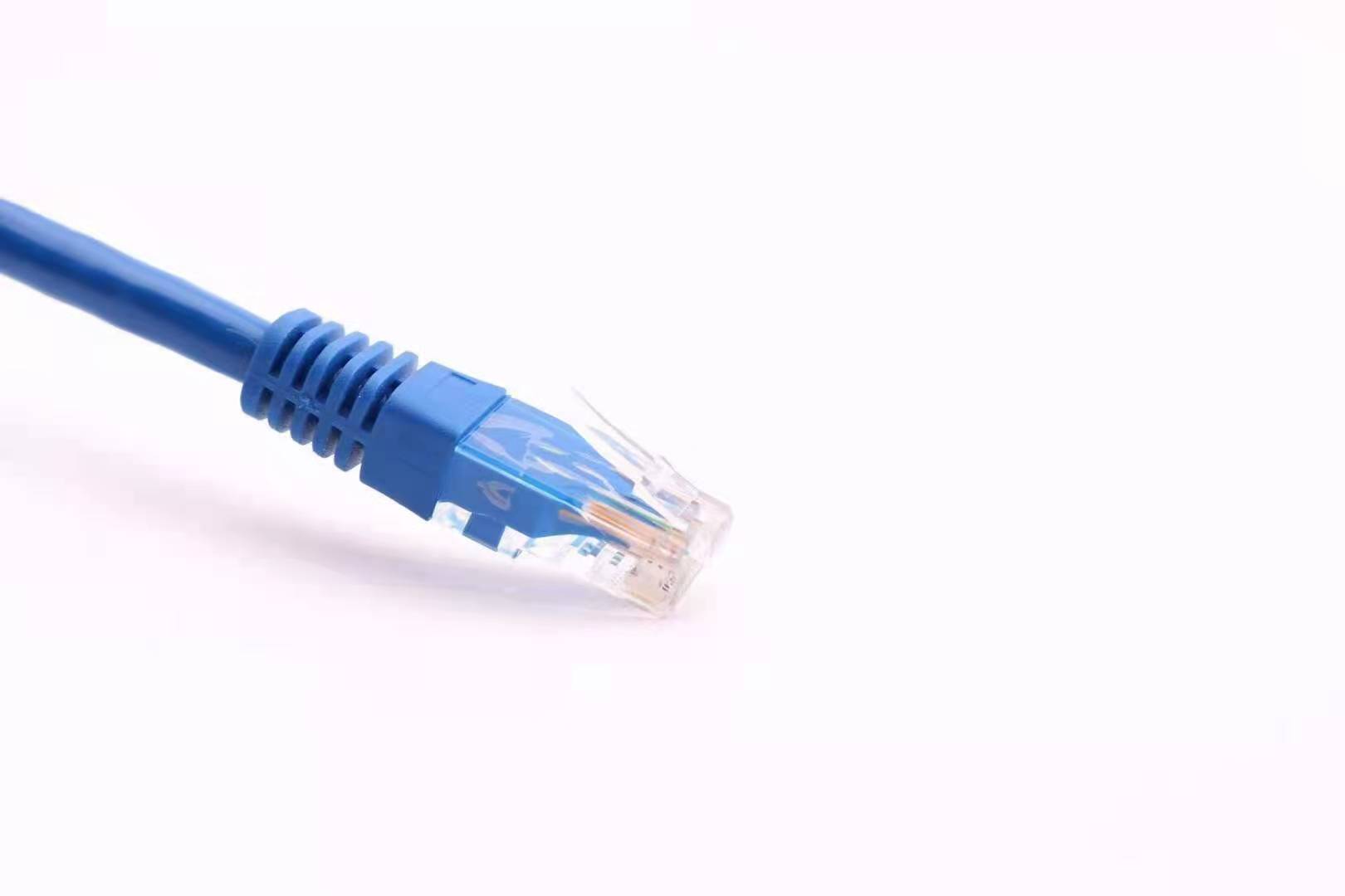 Commercial industrial flat Ethernet RJ45 crystal head cable