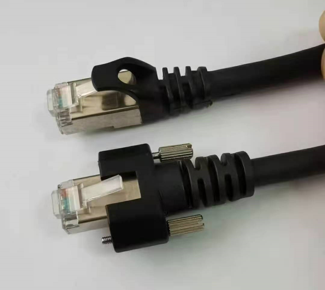 Industrial network cable crystal head connector injection molding customization