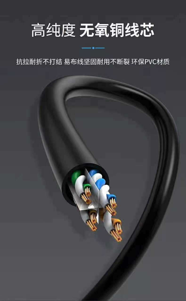 Industrial high flexible RJ45 high purity copper wire