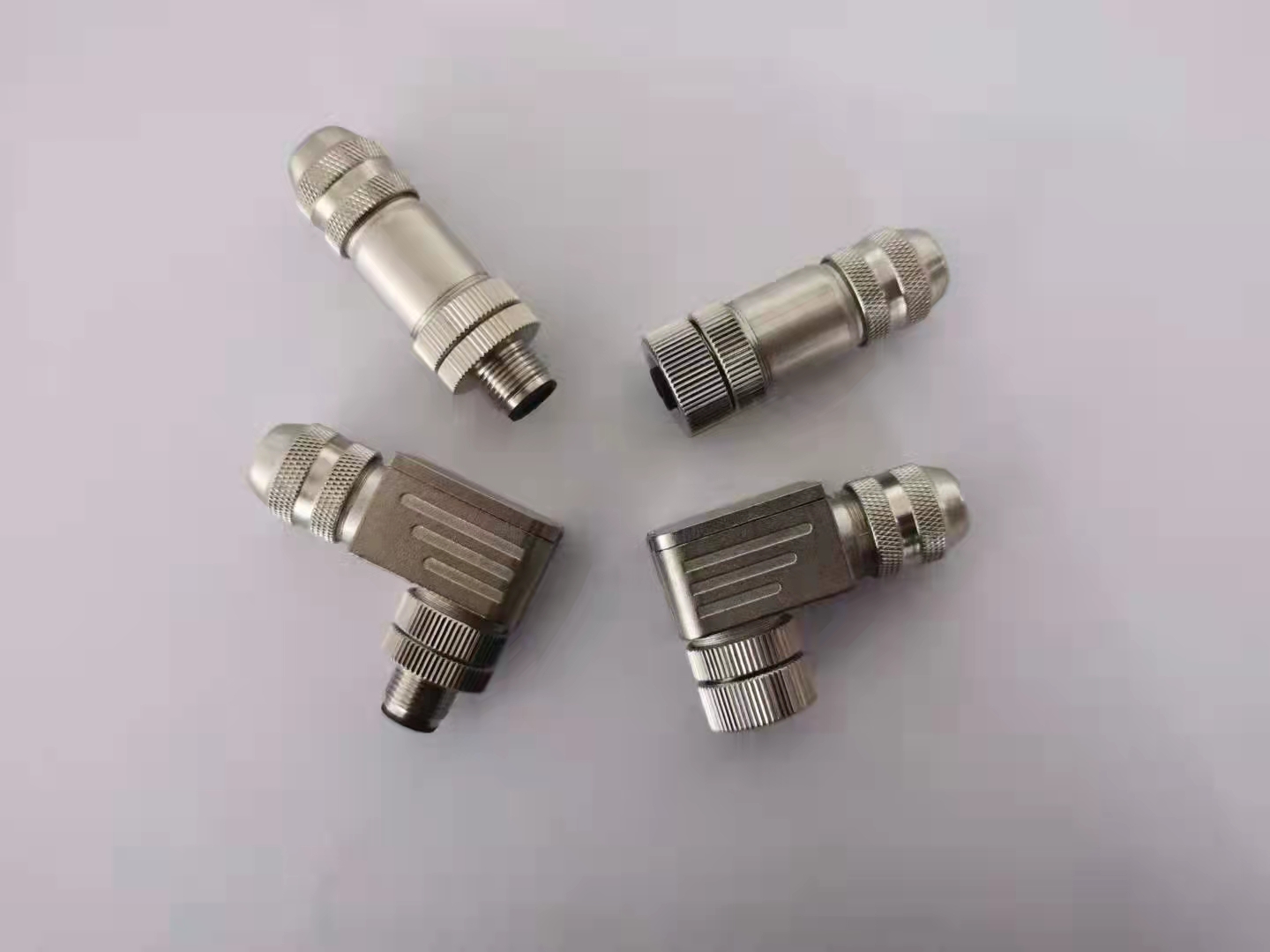 M12 connector a code D code all metal shielded industrial waterproof connector