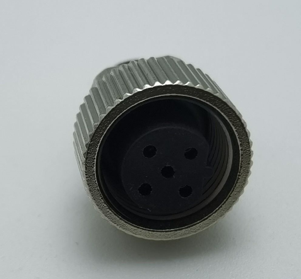 Circular Industrial M12 female waterproof connector M12 B code 4pins connector