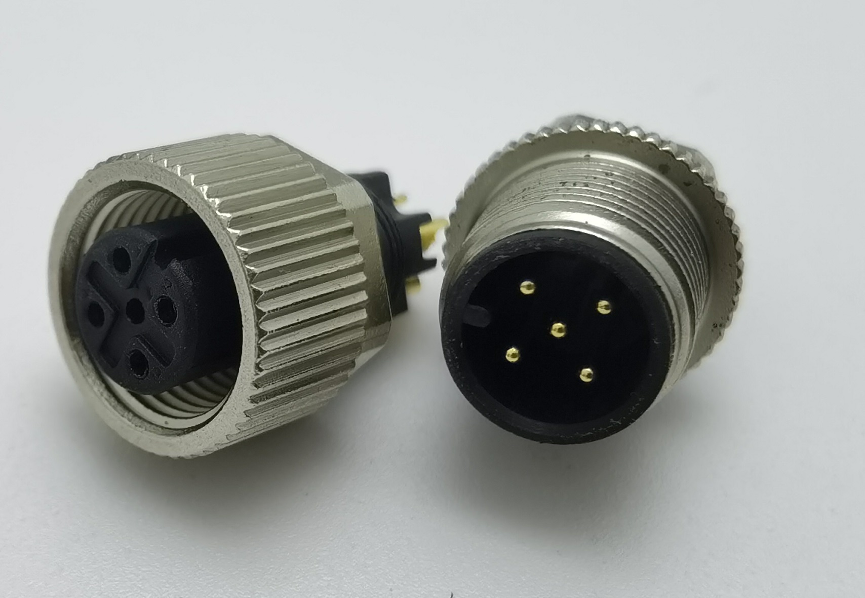 M12 connector industrial connector circular connector A type 5pins connector