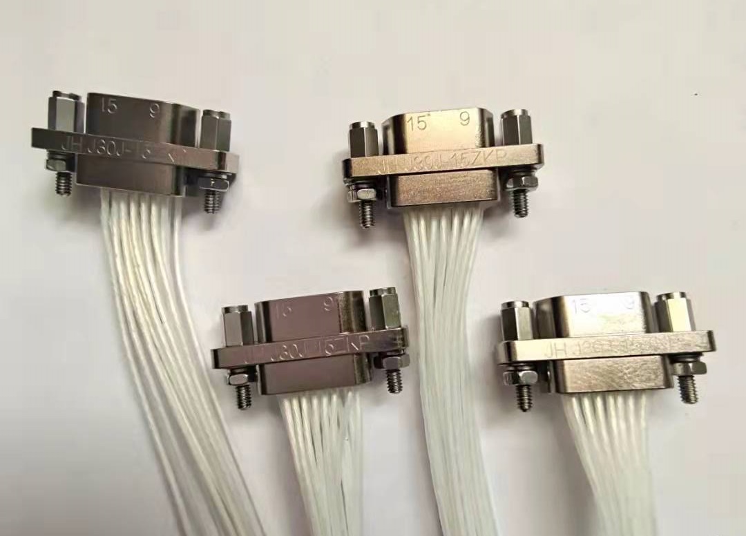 15pin micro rectangular waterproof connector metal shielded twist pin connector