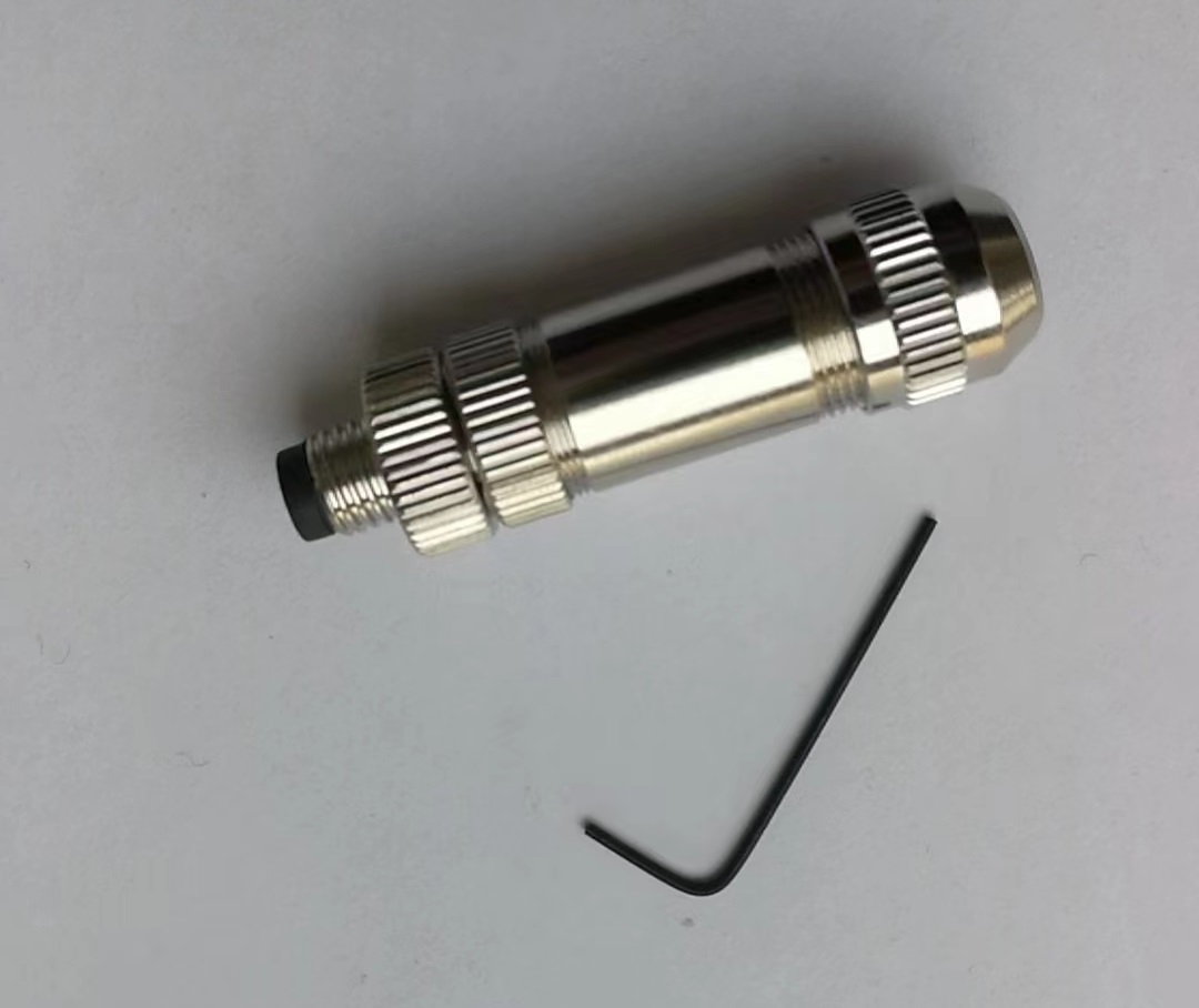M8 connector 4Pin metal connector male small IEC61076 connector