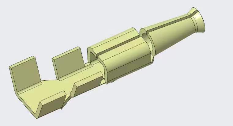 Industrial connector stamping metal terminal automobile cable connector contact