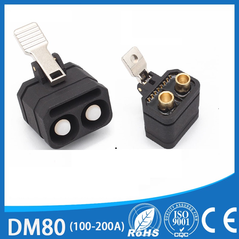 Industrial battery pack 100A 150A industrial high current 2 + 8 connector