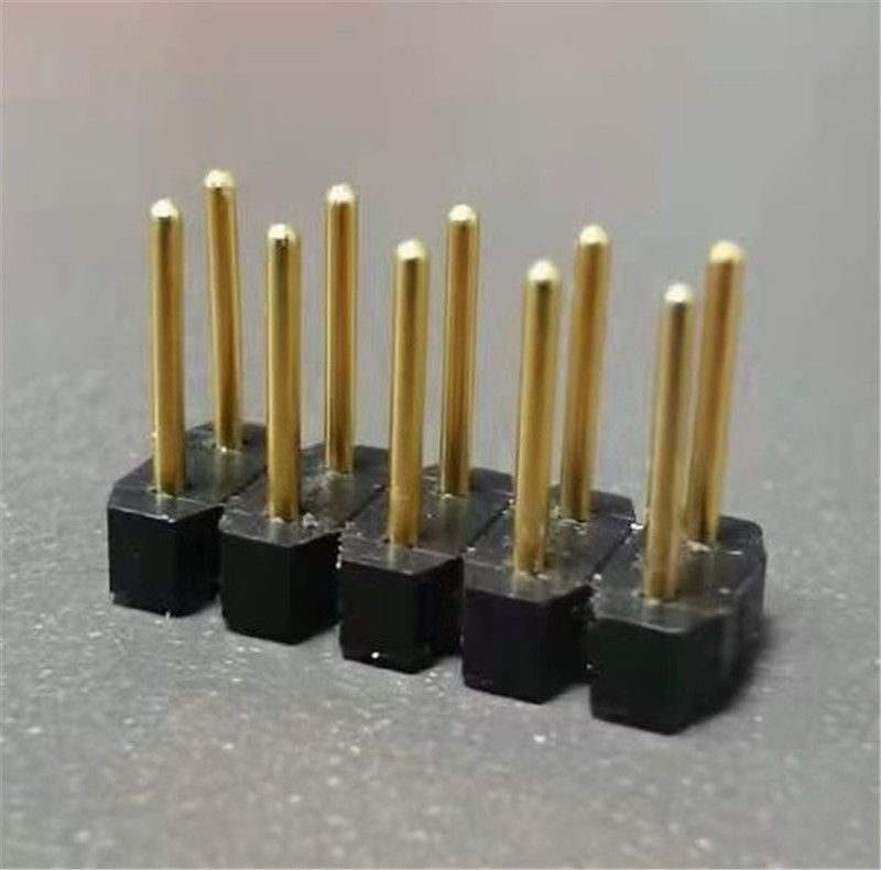 10pin 排针连接器1.0电表插针连接器