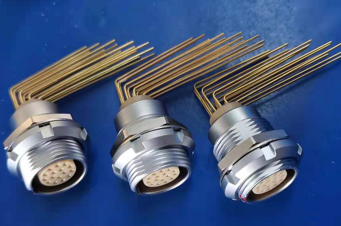 推拉自锁3B外壳连接器16pin信号连接器