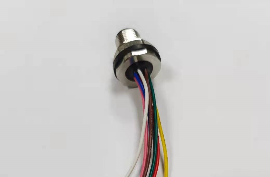 工业8pinM12防水板端连接器