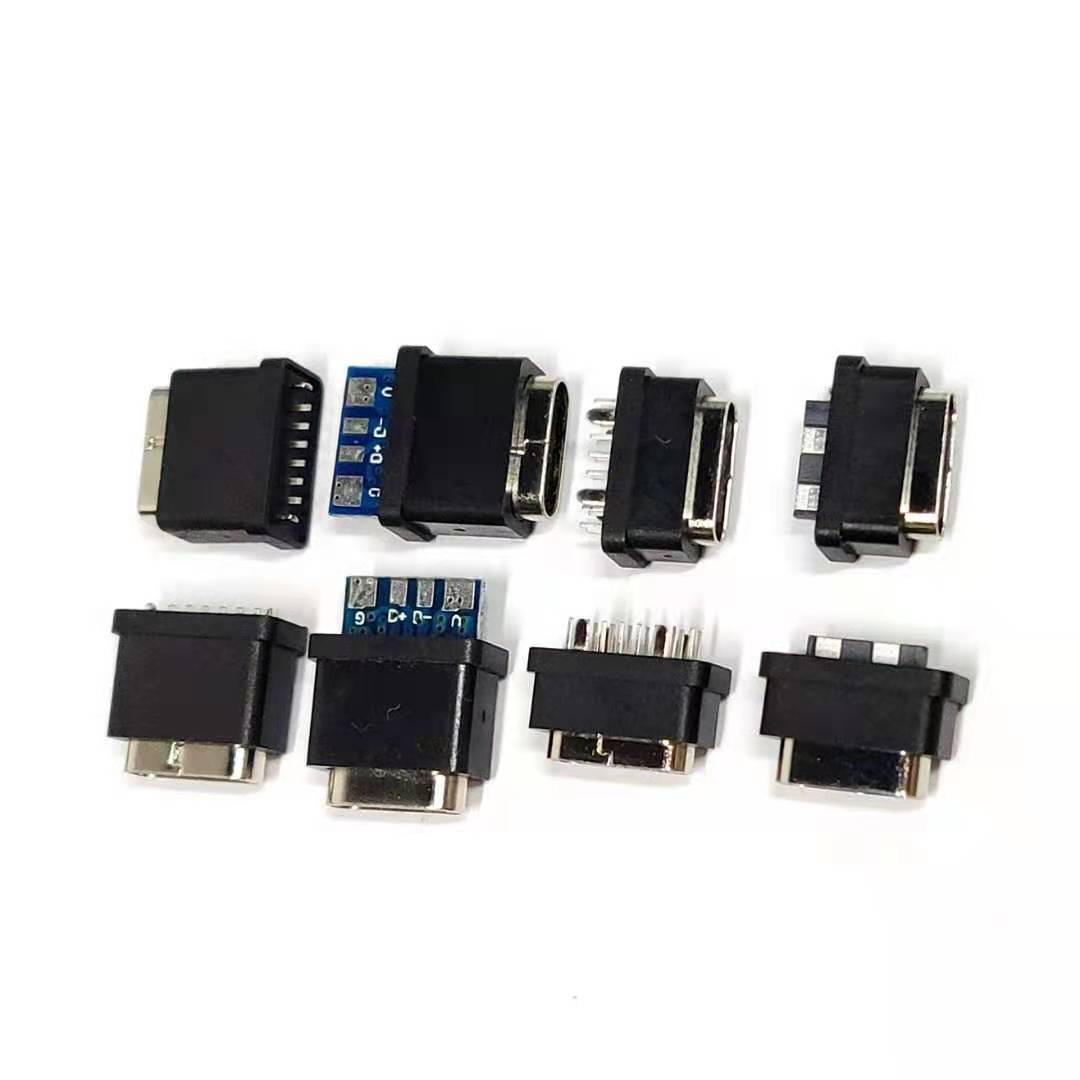 USB TYPE C 全包满pin防水连接器