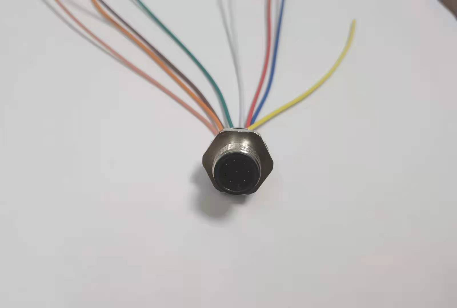工业8针M12连接器A coded 防水连接器
